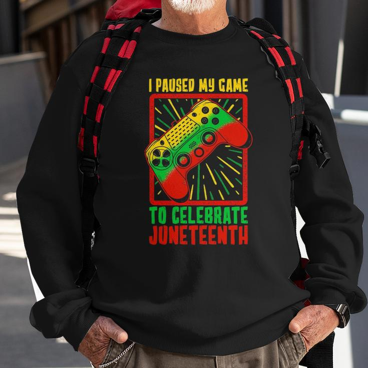 Juneteenth S For Men Juneteenth S Kids Boy Gamer Sweatshirt Gifts for Old Men