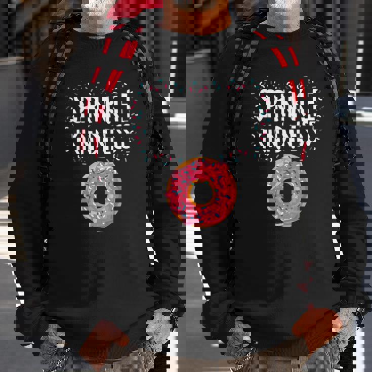 Kindness Anti Bullying Awareness - Donut Sprinkle Kindness Sweatshirt Gifts for Old Men