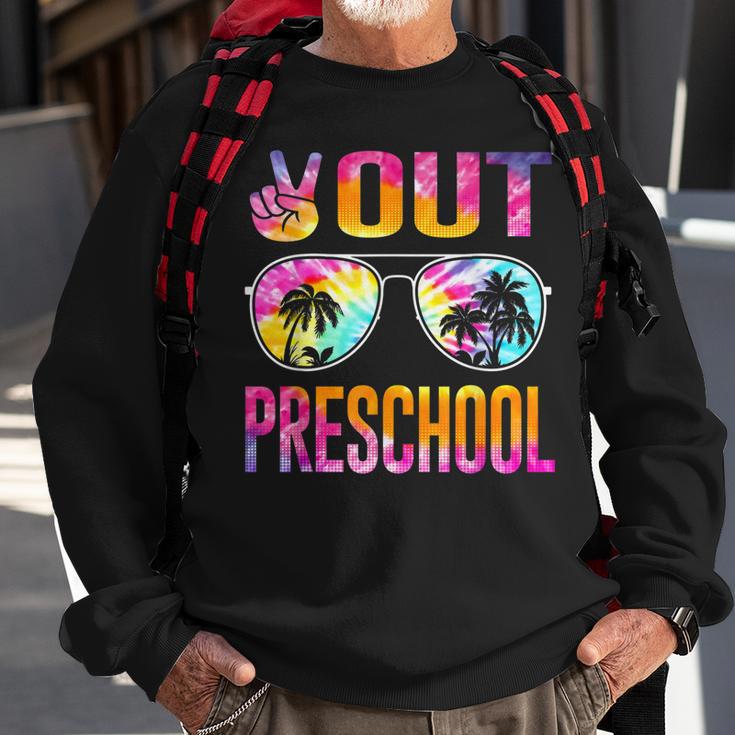 Last Day Of School Peace Out Preschool Teacher Kids Women Sweatshirt Gifts for Old Men Last Day Of School Peace Out Preschool Teacher Kids Women Sweatshirt Gifts for Old Men