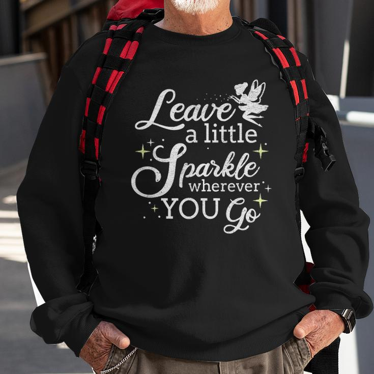 Leave A Little Sparkle Wherever You Go Vintage Sweatshirt Gifts for Old Men