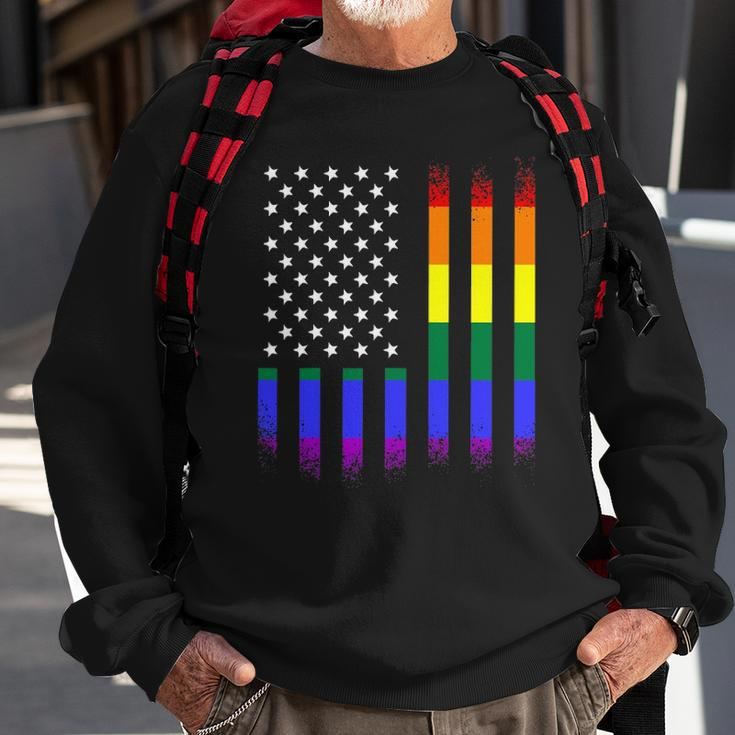 Lgbt Lgbtq Pride Month4th Of July Flag Men Women Kid Sweatshirt Gifts for Old Men