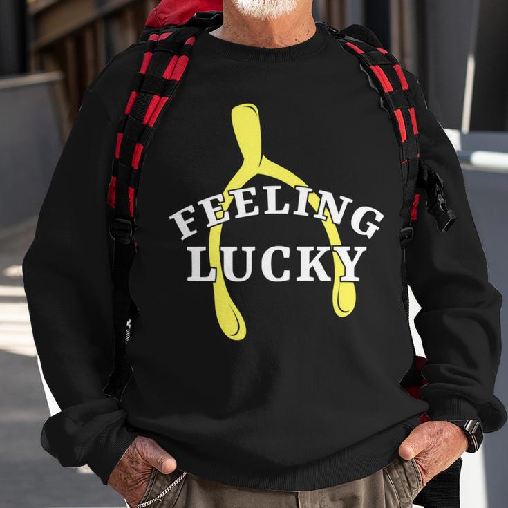 Lucky Turkey Wishbone Vintage 10 Shirt Sweatshirt Gifts for Old Men