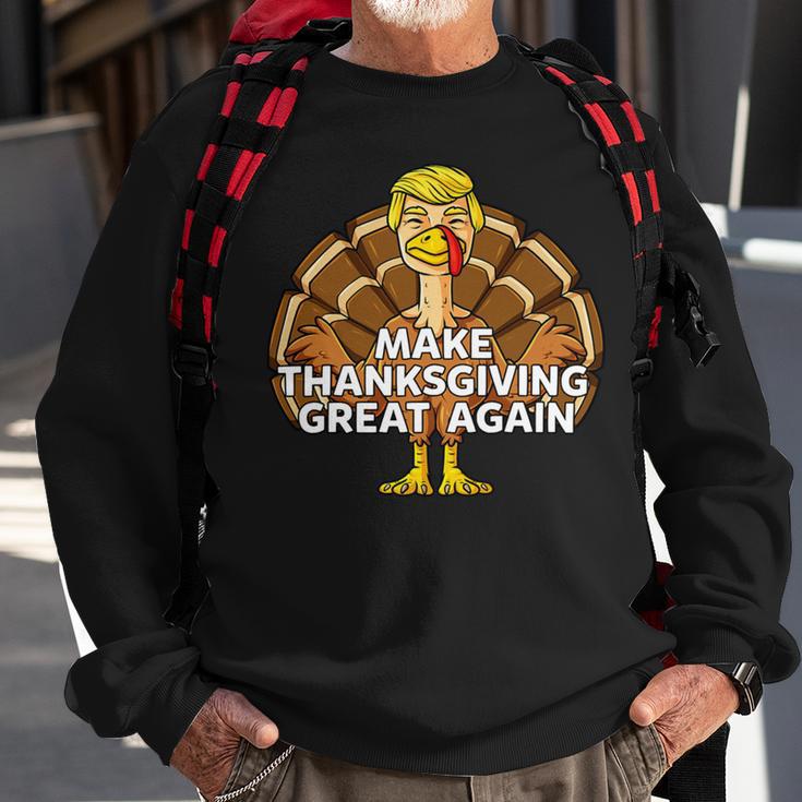 Make Thanksgiving Great Again Funny 3 Shirt Sweatshirt Gifts for Old Men