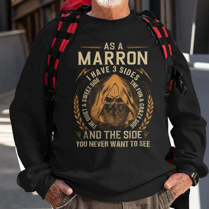Marron Name Shirt Marron Family Name V6 Sweatshirt Gifts for Old Men
