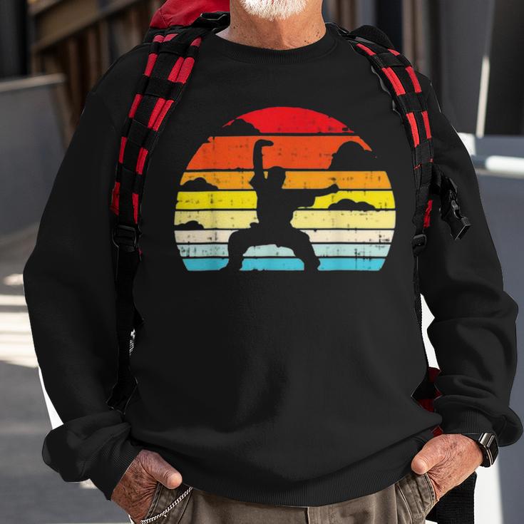 Martial Arts Womens Silhouette Retro 170 Shirt Sweatshirt Gifts for Old Men