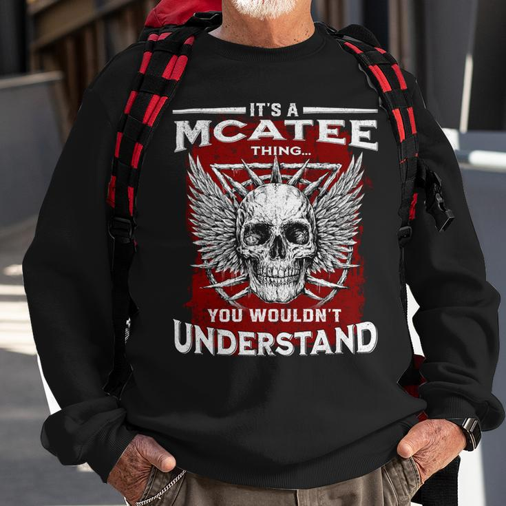 Mcatee Name Shirt Mcatee Family Name V4 Sweatshirt Gifts for Old Men