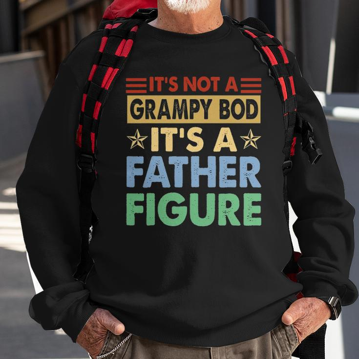 Mens Its Not A Grampy Bod Its A Father Figure Funny Fathers Day Sweatshirt Gifts for Old Men