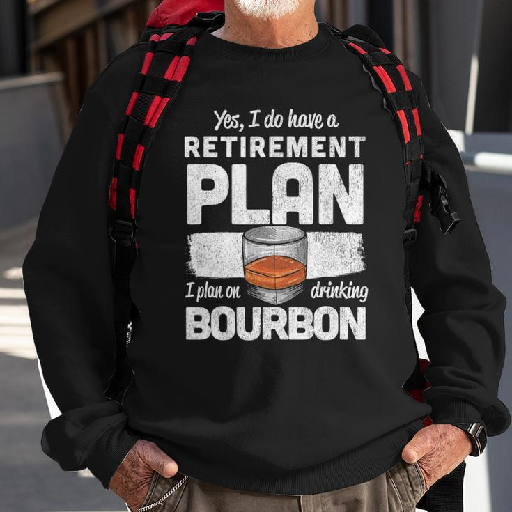 Mens Kentucky Bourbon Whiskey Retirement Gift Malt Whisky Retiree Sweatshirt Gifts for Old Men