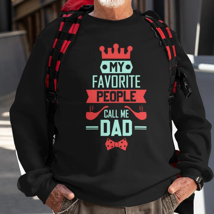 Mens My Favorite People Call Me Pop Fathers Day Sweatshirt Gifts for Old Men