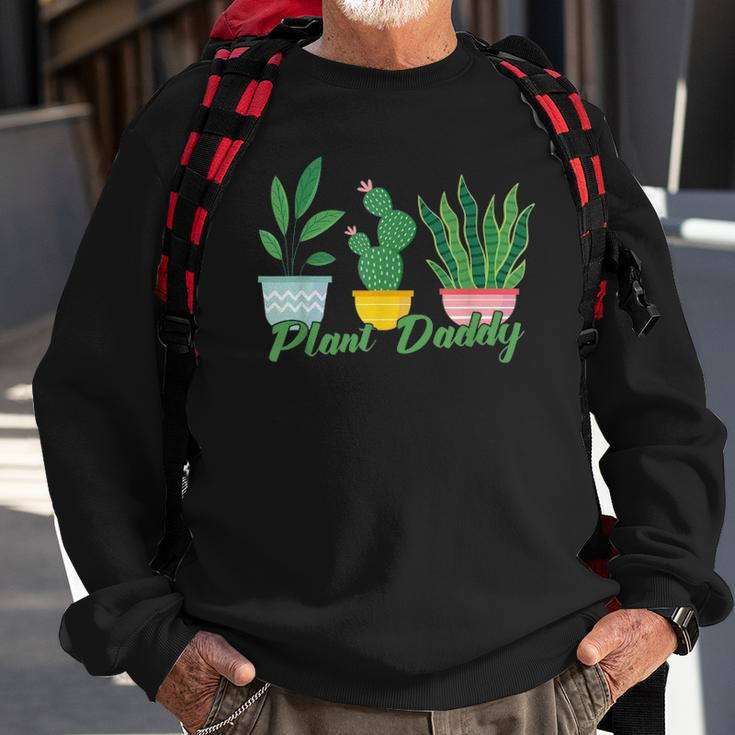 Mens Plant Daddy Funny Gardening Sweatshirt Gifts for Old Men