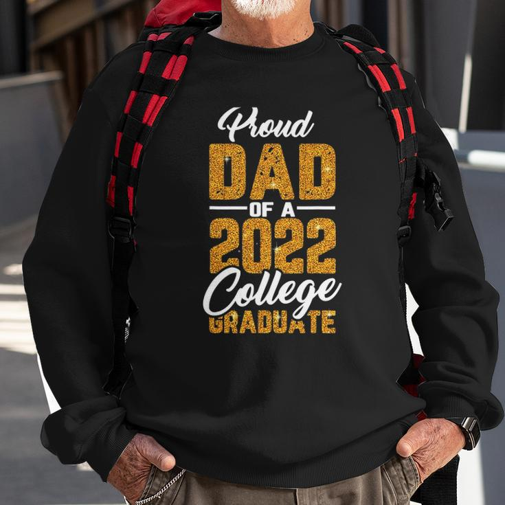 Mens Proud Dad Of A 2022 Graduate Graduation College Student Papa Sweatshirt Gifts for Old Men