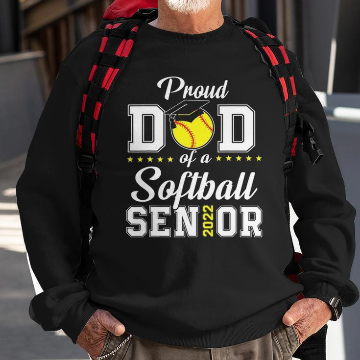Mens Proud Dad Of A Softball Senior 2022 Funny Class Of 2022 Gift Sweatshirt Gifts for Old Men