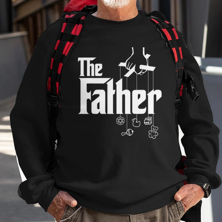 Mens The Father First Time Fathers Day New Dad Gift Sweatshirt Gifts for Old Men