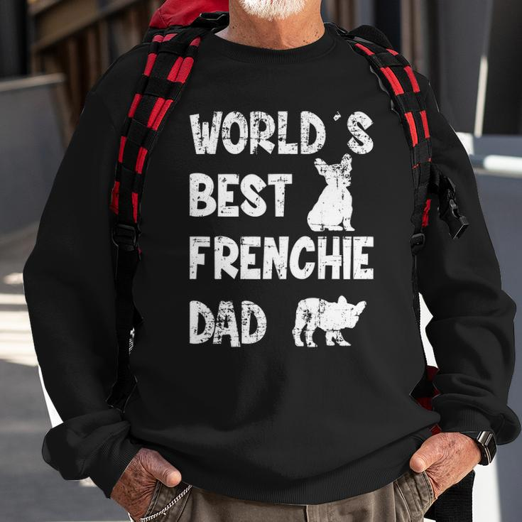 Mens Worlds Best Frenchie Dad French Bulldog Dog Lover Sweatshirt Gifts for Old Men