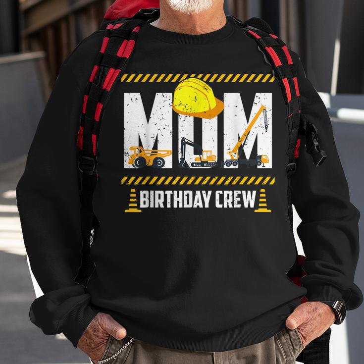 Mom Birthday Crew Construction Birthday Party Supplies Sweatshirt Gifts for Old Men