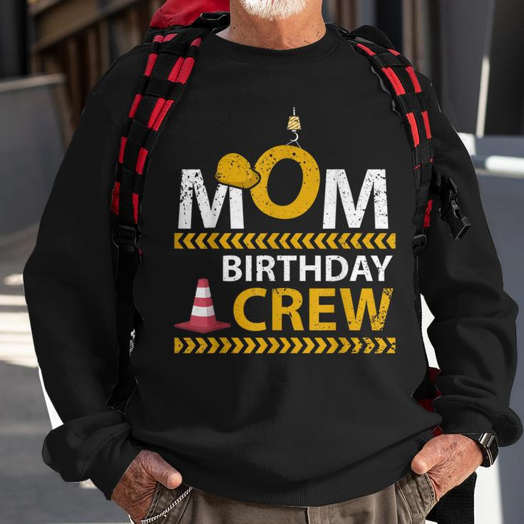 Mom Birthday Crew Construction Birthday Party Supplies Sweatshirt Gifts for Old Men