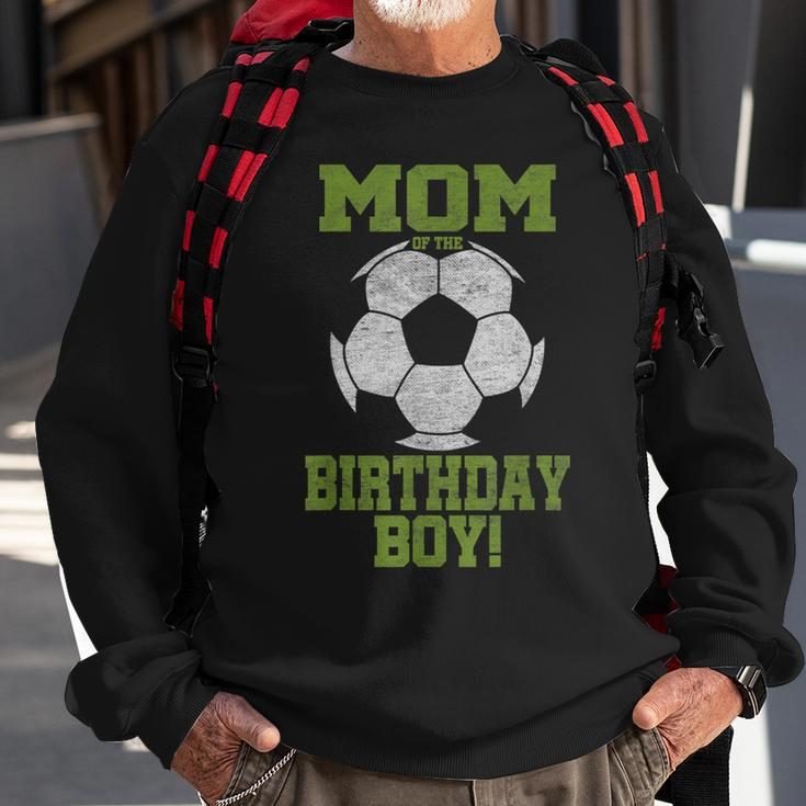 Mom Of The Birthday Boy Soccer Lover Vintage Retro Sweatshirt Gifts for Old Men