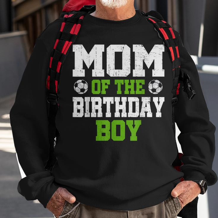 Mom Of The Birthday Boy Soccer Player Vintage Retro Sweatshirt Gifts for Old Men