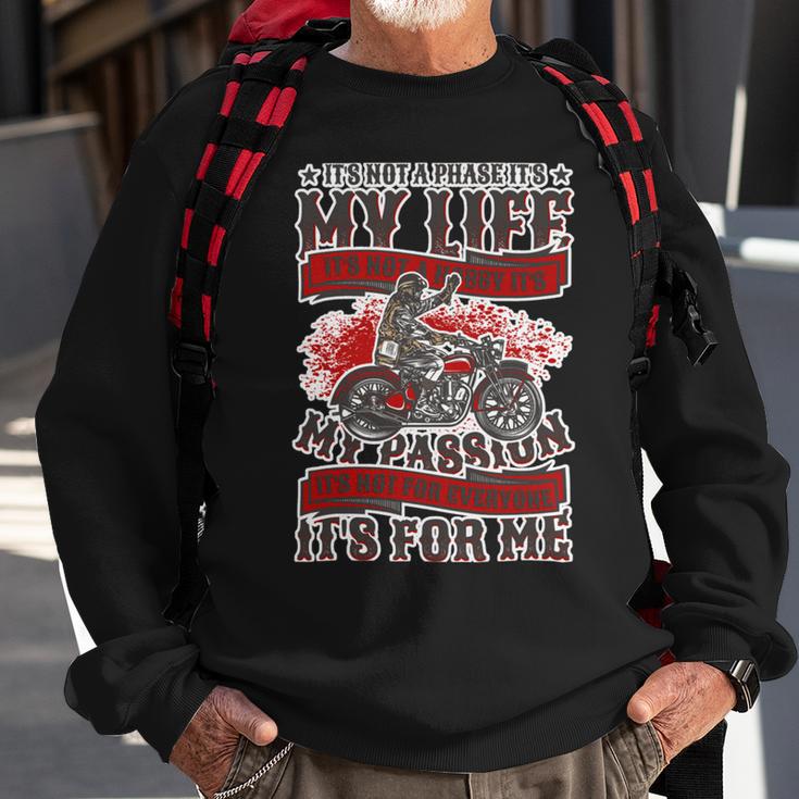 Motorcycle Passion Biker Safety 487 Shirt Sweatshirt Gifts for Old Men