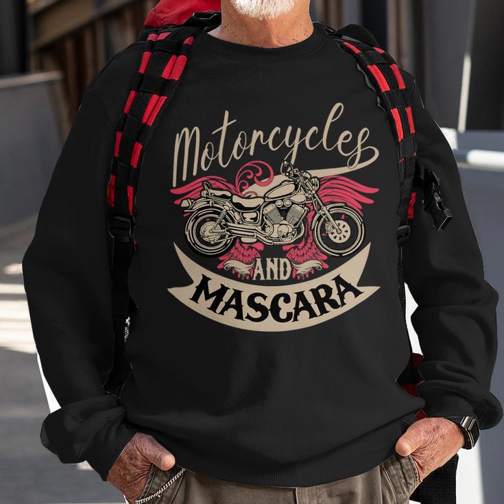 Motorcycles Mascara Moped Chopper 463 Shirt Sweatshirt Gifts for Old Men