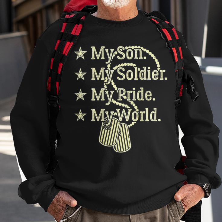 My Son Is A Soldier Hero Proud 712 Shirt Sweatshirt Gifts for Old Men