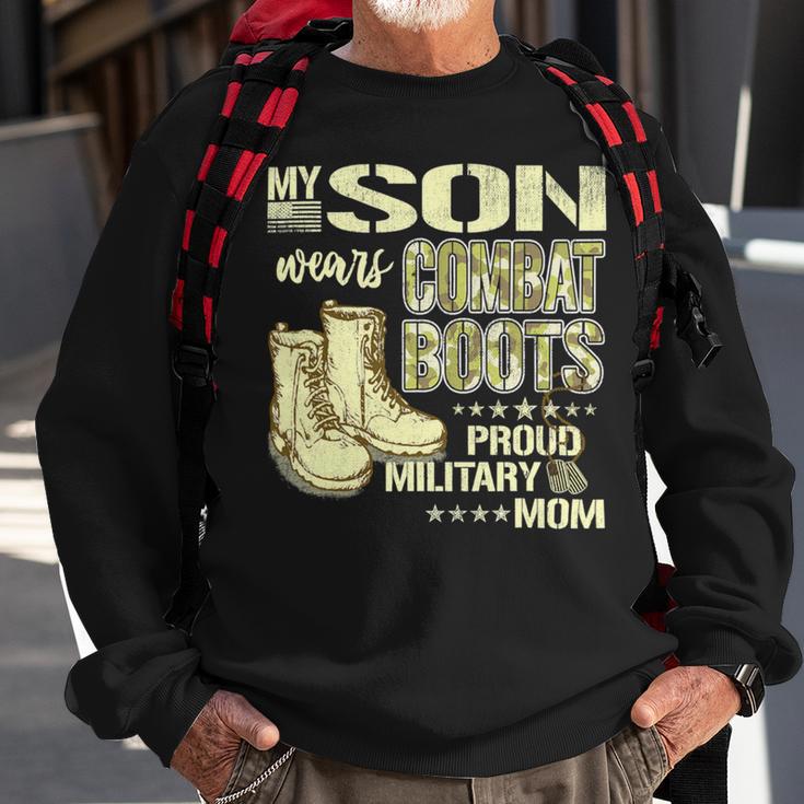 My Son Wears Combat Boots Proud 691 Shirt Sweatshirt Gifts for Old Men