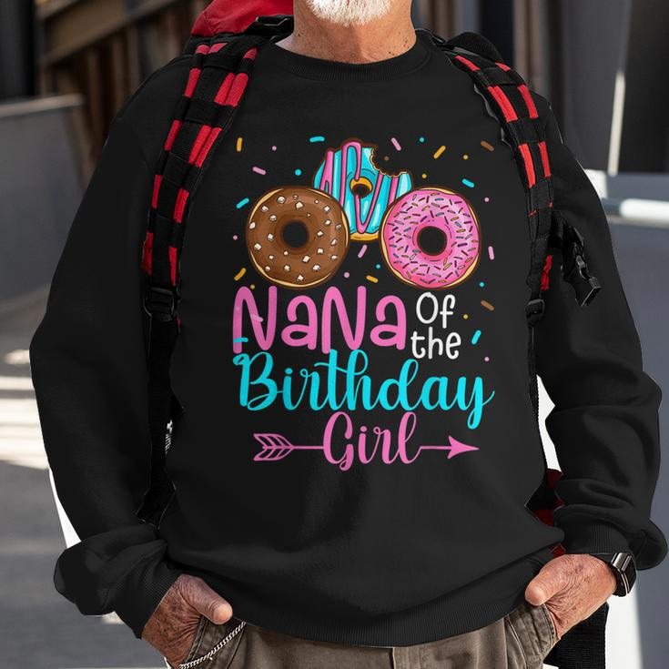 Nana Of The Birthday Girl Donut Party Family Matching Sweatshirt Gifts for Old Men
