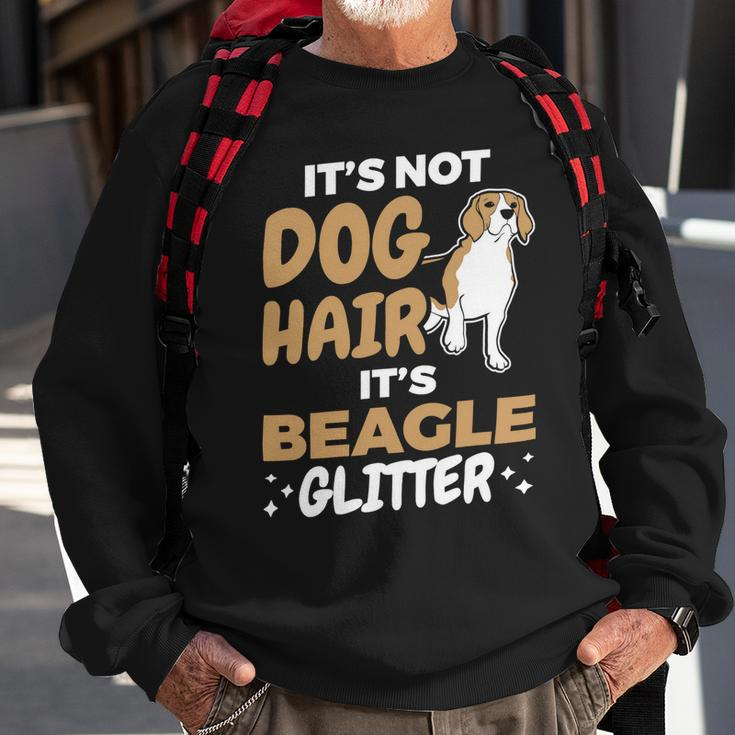 Not Dog Hair Beagle Glitter Pet Owner Dog Lover Beagle 61 Beagle Dog Sweatshirt Gifts for Old Men