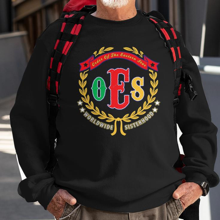 Oes Worldwide Sisterhood The Eastern Star Parents Day Gift Sweatshirt Gifts for Old Men