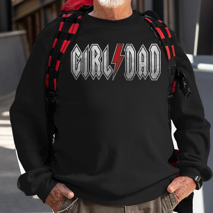 Outnumbered Dad Of Girls Men Fathers Day For Girl Dad V2 Sweatshirt Gifts for Old Men