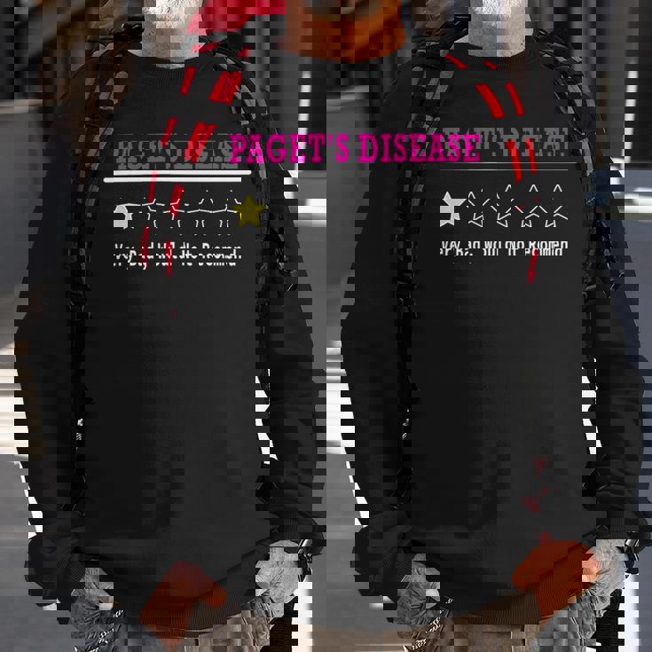 Pagets Disease Review Pink Ribbon Pagets Disease Pagets Disease Awareness Sweatshirt Gifts for Old Men