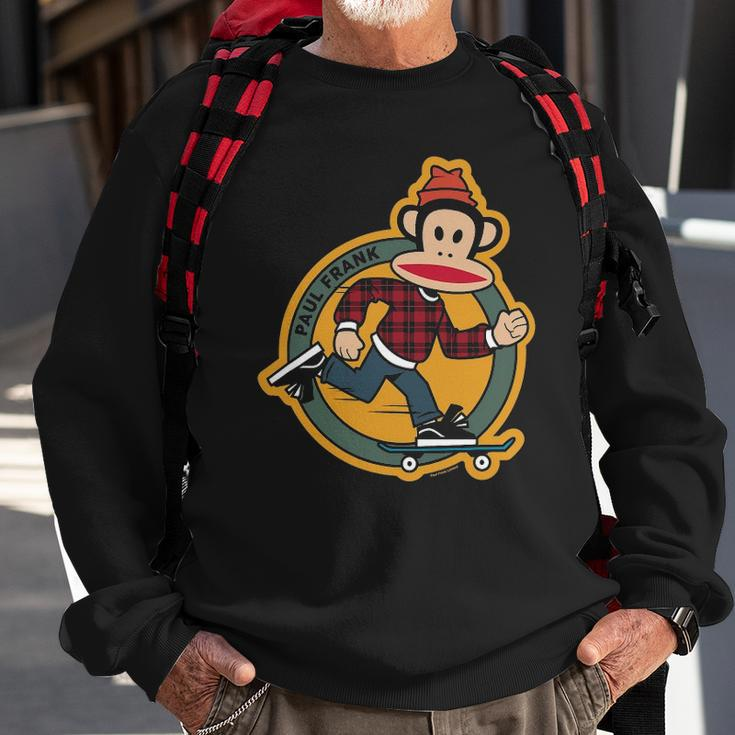 Paul Frank Julius Skateboarding Poster Sweatshirt Gifts for Old Men