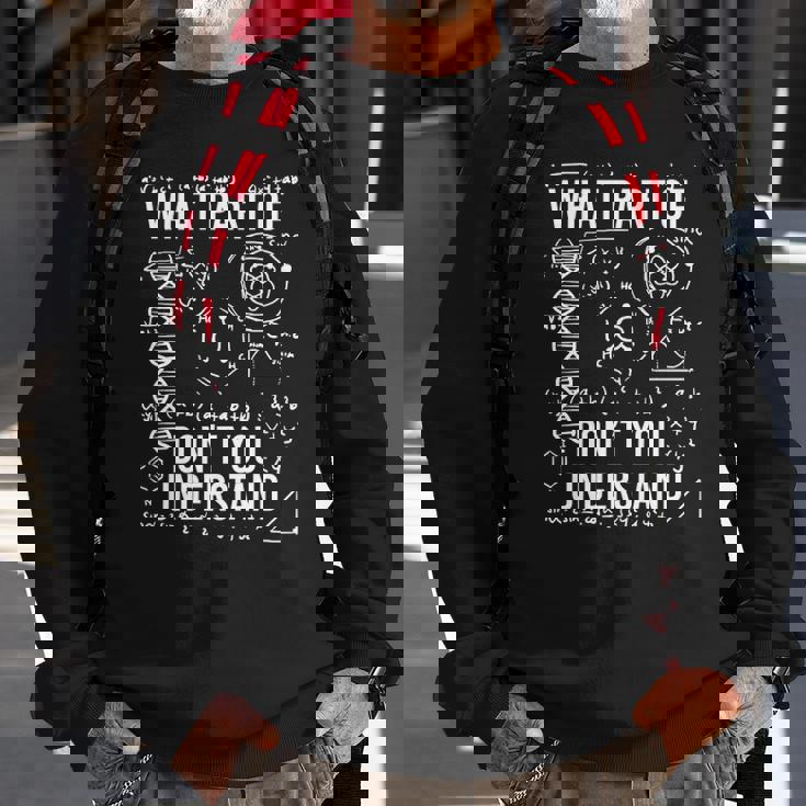 Physics I Quantum Mechanics I Professor Of Chemistry Sweatshirt Gifts for Old Men