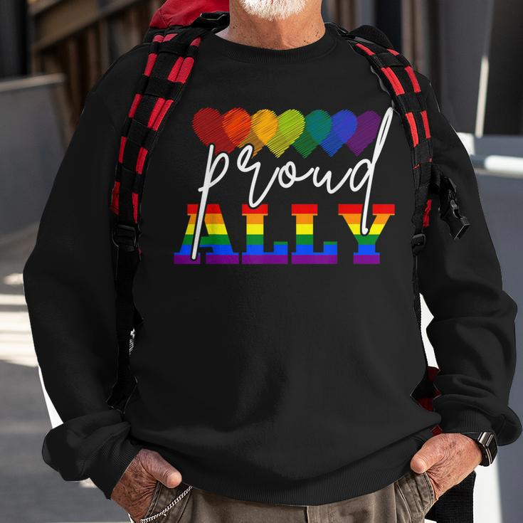 Proud Ally Ill Be There For You Lgbt Sweatshirt Gifts for Old Men