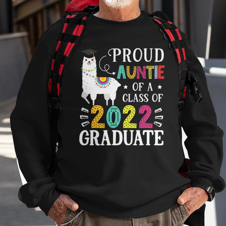 Proud Auntie Of A 2022 Graduate Funny Llama Aunt Sweatshirt Gifts for Old Men