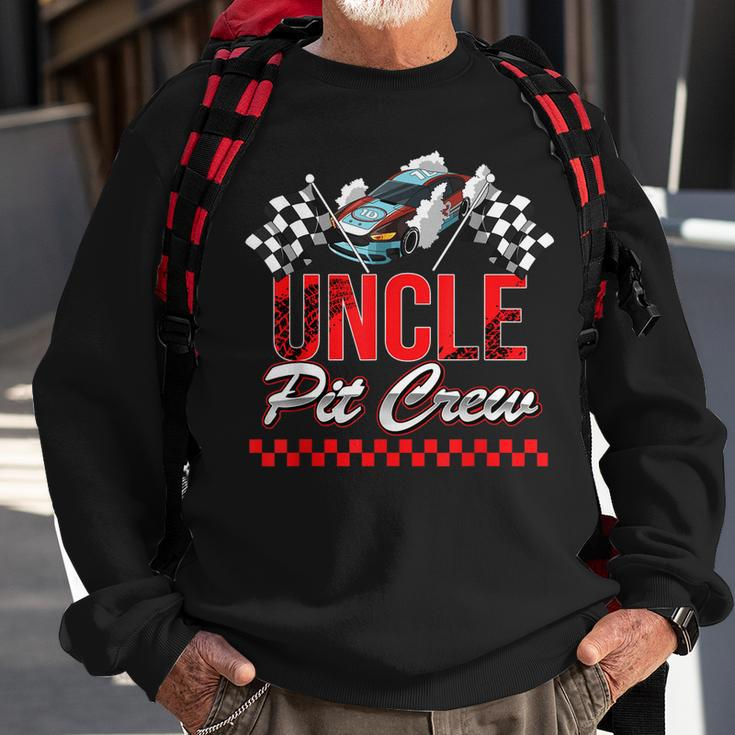 Race Car Birthday Party Racing Family Uncle Pit Crew Sweatshirt Gifts for Old Men