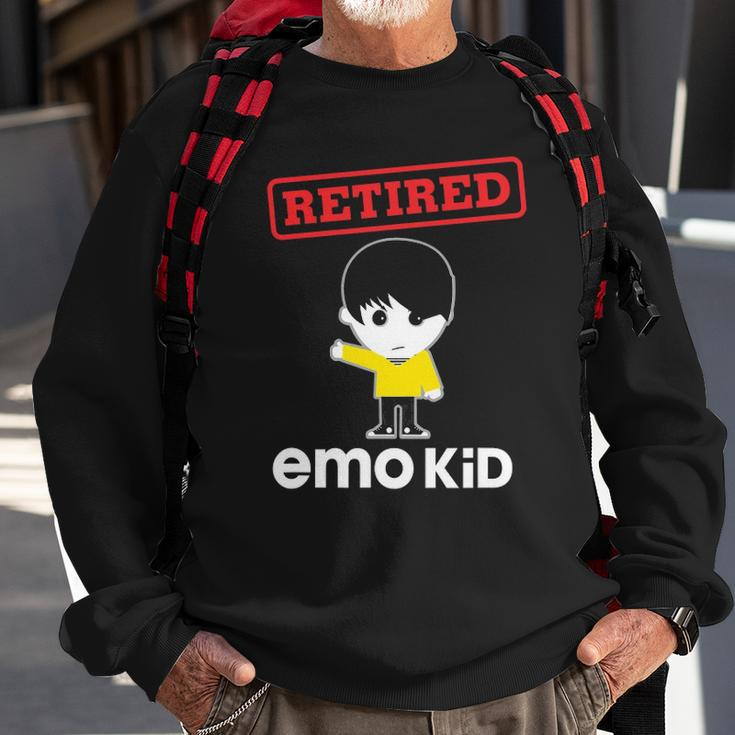 Retired Emo Kid Say Goodbye To Coworker Sweatshirt Gifts for Old Men