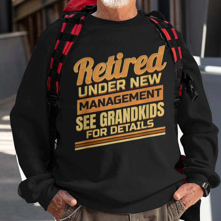 Retired Grandpa Grandma Funny Grandkids Farewell For Retiree Sweatshirt Gifts for Old Men