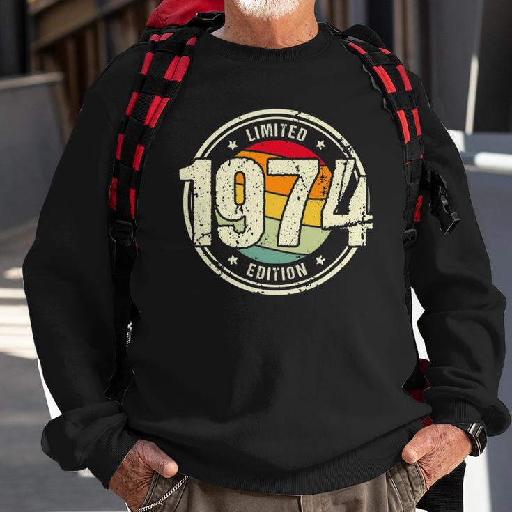 Retro 48 Years Old Vintage 1974 Limited Edition 48Th Birthday Sweatshirt Gifts for Old Men