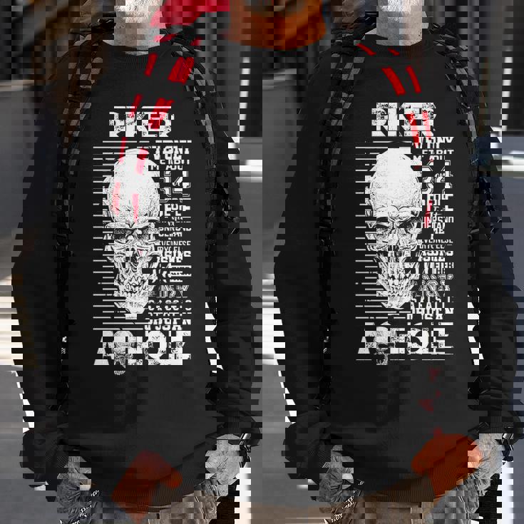Riker Name Gift Riker Ive Only Met About 3 Or 4 People Sweatshirt Gifts for Old Men