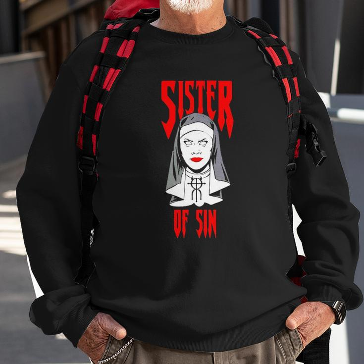 Sister Of Sin Ryzin Ghost Sweatshirt Gifts for Old Men
