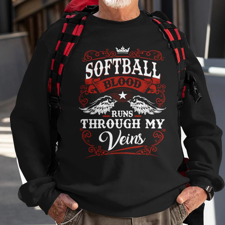 Softball Name Shirt Softball Family Name Sweatshirt Gifts for Old Men