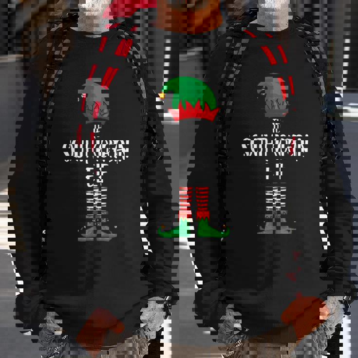 South Korean Elf Christmas Party Matching Family Group Pj Sweatshirt Gifts for Old Men