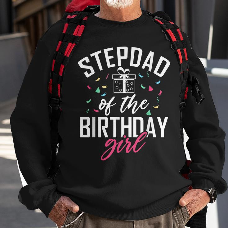 Stepdad Of The Birthday Girl Stepdaughter Stepfather Sweatshirt Gifts for Old Men