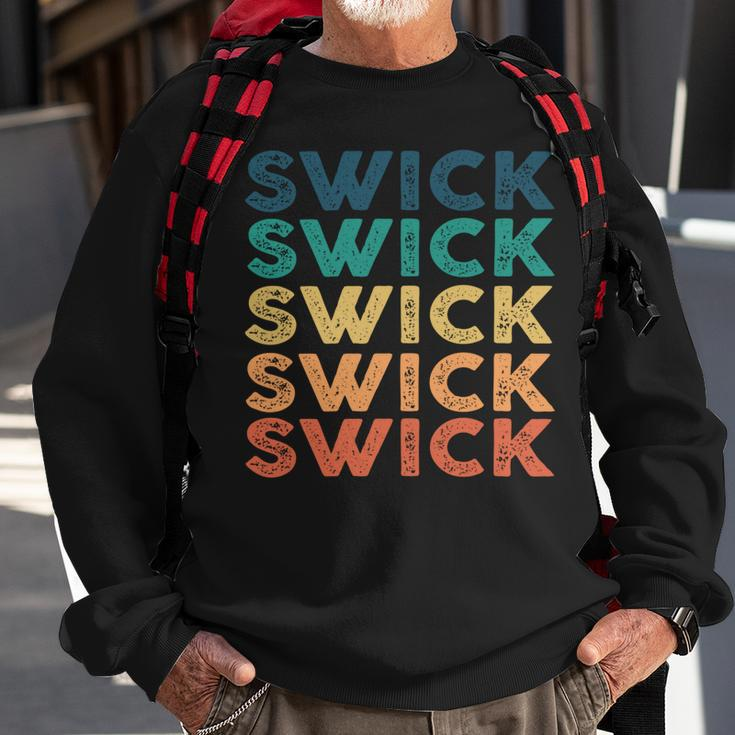 Swick Name Shirt Swick Family Name Sweatshirt Gifts for Old Men
