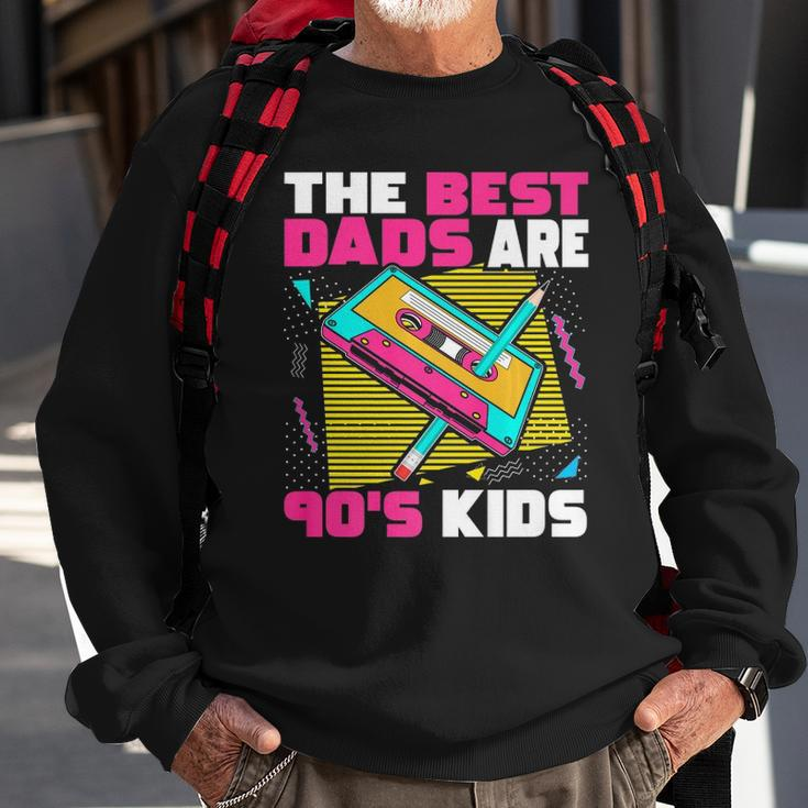 The Best Dads Are 90S Kids 90S Dad Cassette Tape Sweatshirt Gifts for Old Men