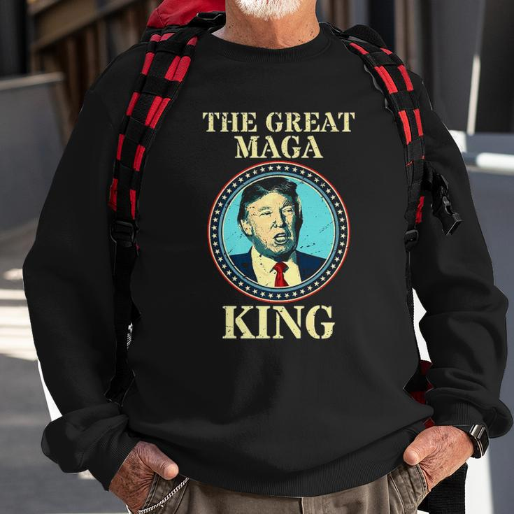 The Great Maga King Donald Trump Ultra Maga Sweatshirt Gifts for Old Men
