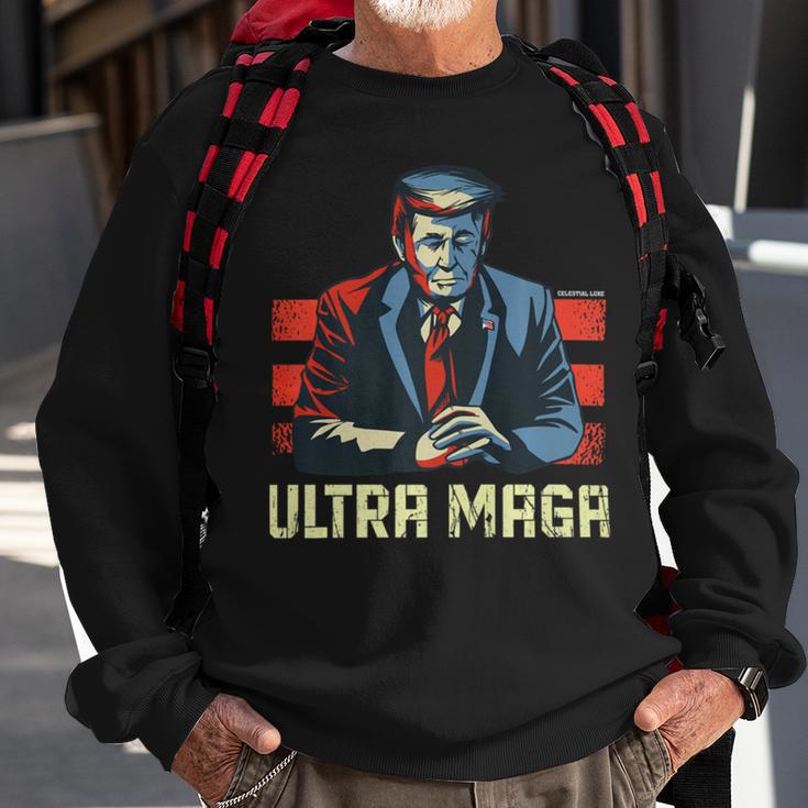 The Great Maga King Trump Ultra Proud Ultramaga Sweatshirt Gifts for Old Men