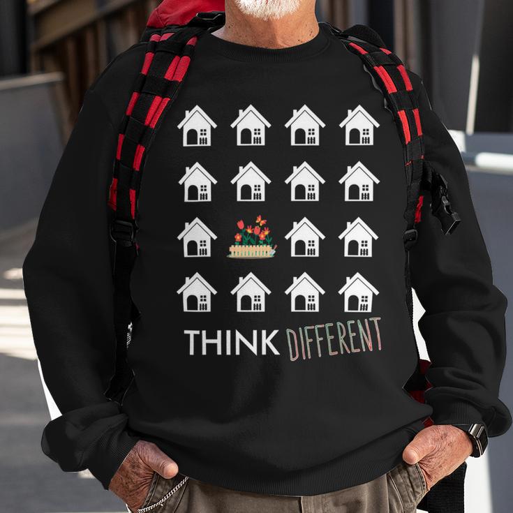 Think Different Build Gardens Not 559 Shirt Sweatshirt Gifts for Old Men