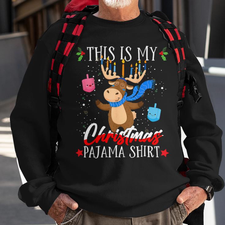 This Is My Christmas Pajama Jewish 545 Shirt Sweatshirt Gifts for Old Men